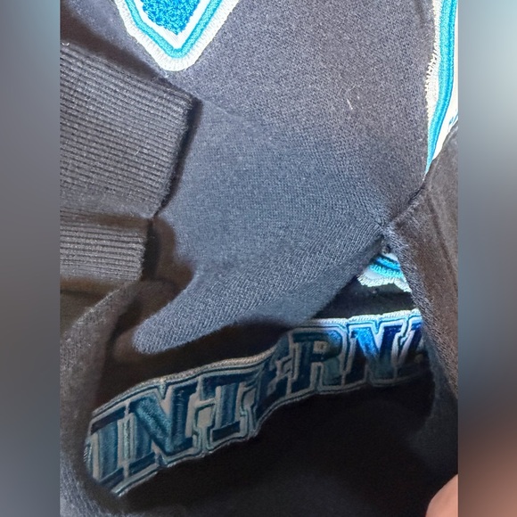 Cookies Double Up Black Blue Fleece Hoodie Mens S Sweatshirt Stitched Logo - Picture 5 of 8